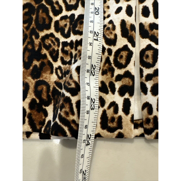 White House Black Market Leopard Print Fully Lined Pencil Skirt, Size 4 - Picture 9 of 12